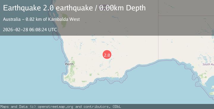 Map of Western Australia