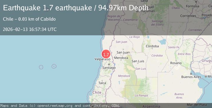 Map of Valparaiso, Chile