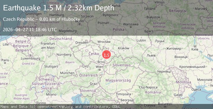 Map of Czech Republic