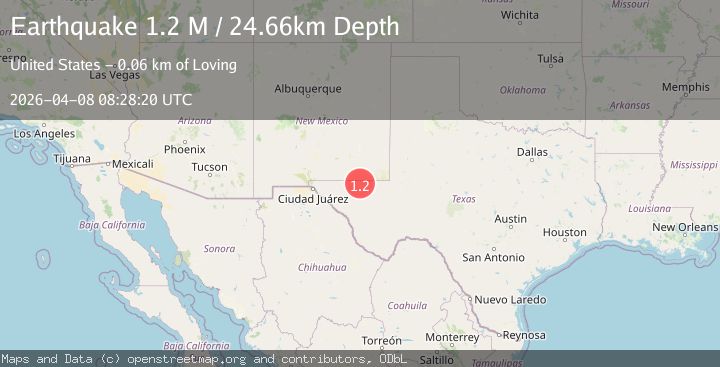 Map of western Texas