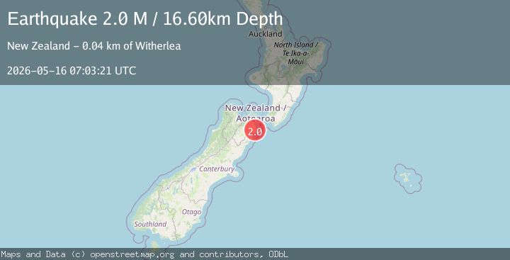 Map of Marlborough District, New Zealand