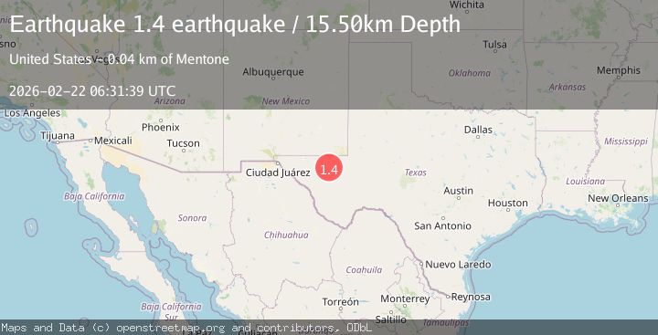 Map of western Texas