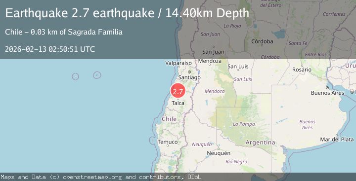 Map of Libertador General Bernardo O'Higgins, Chile