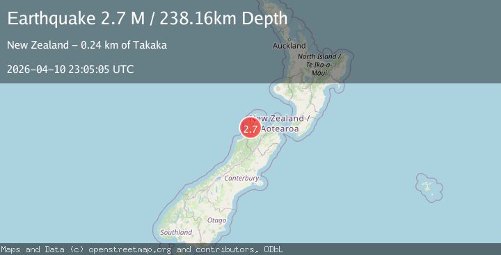 Map of Buller District, New Zealand