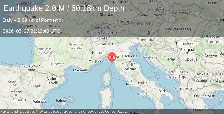 Map of Provincia di Massa Carrara, Italy