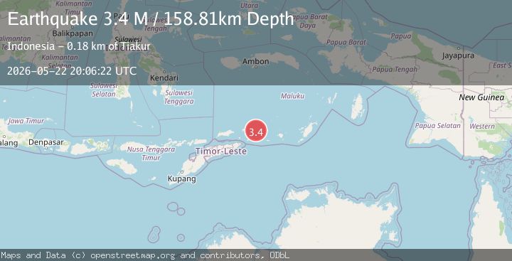 Map of Banda Sea
