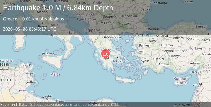 Map of Central Greece