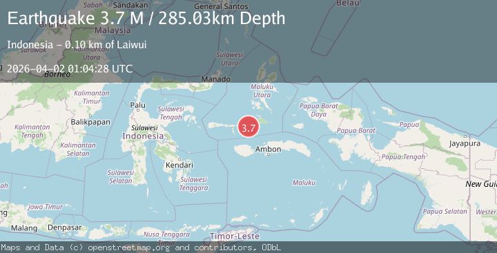 Map of Kepulauan Sula, Indonesia