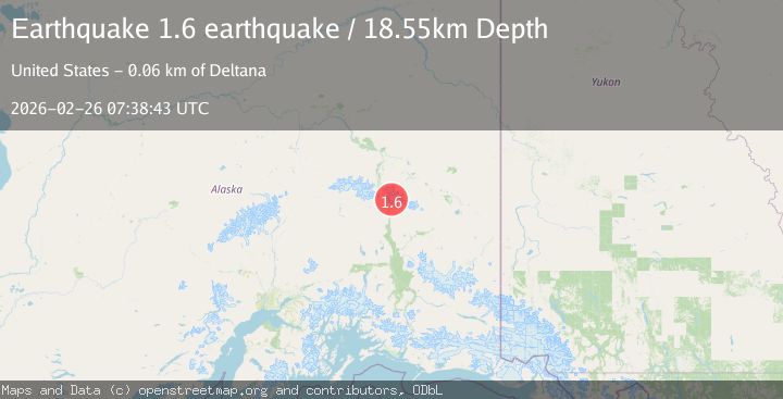Map of Central Alaska