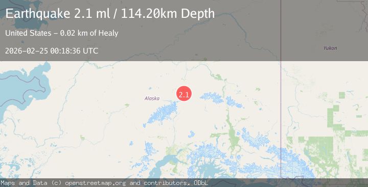 Map of Central Alaska