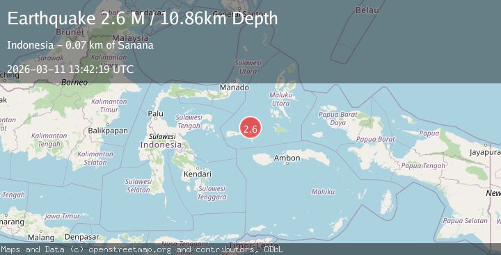 Map of Kepulauan Sula, Indonesia