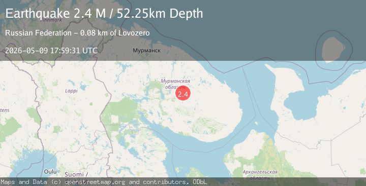 Map of northwestern Russia