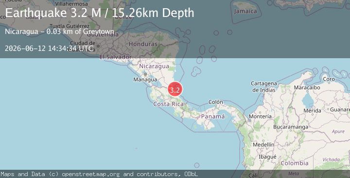 Map of Costa Rica