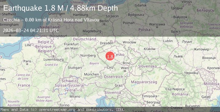 Map of Czech Republic