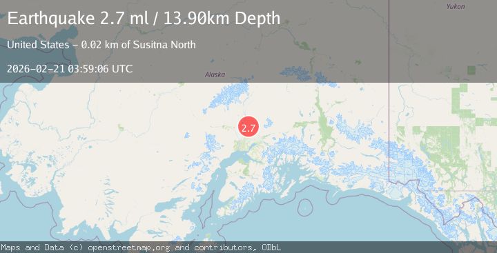 Map of Central Alaska