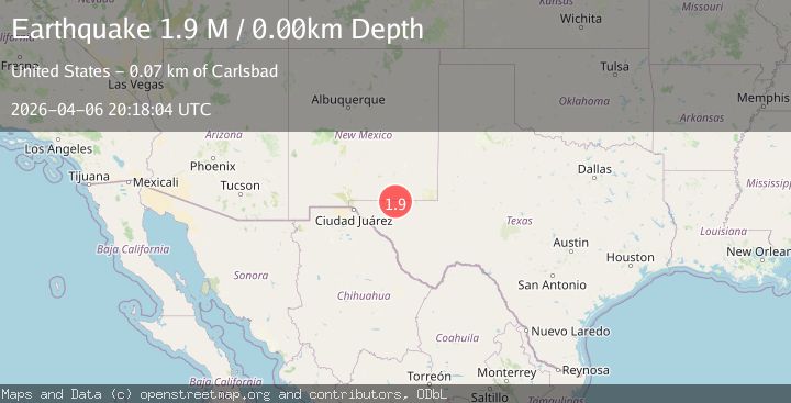 Map of western Texas