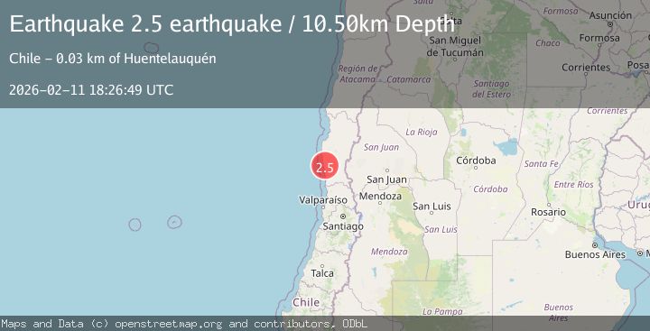 Map of Coquimbo, Chile