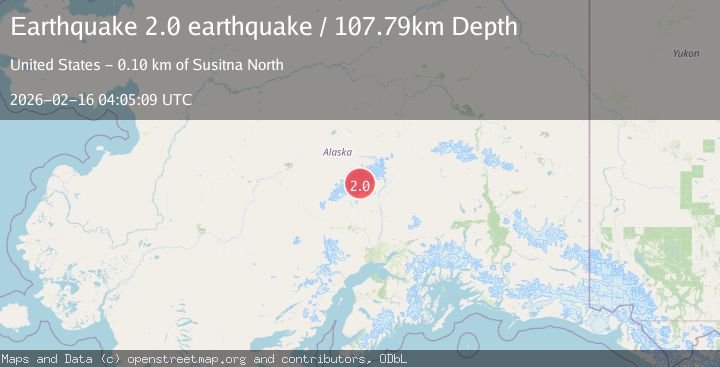 Map of Central Alaska