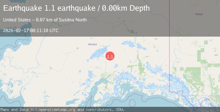 Map of Central Alaska