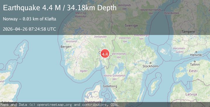 Map of Southern Norway