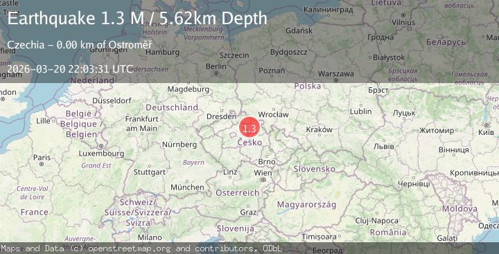 Map of Czech Republic