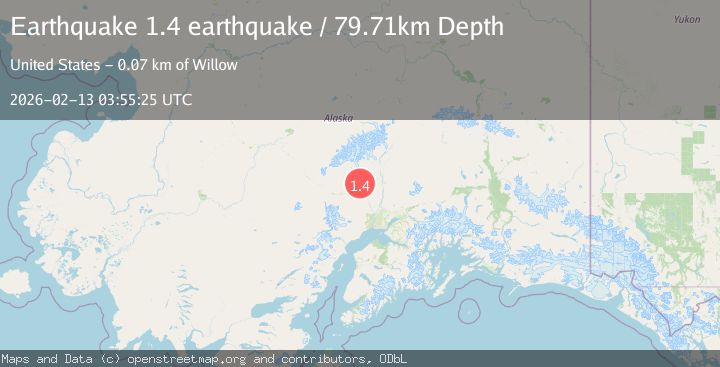 Map of Central Alaska