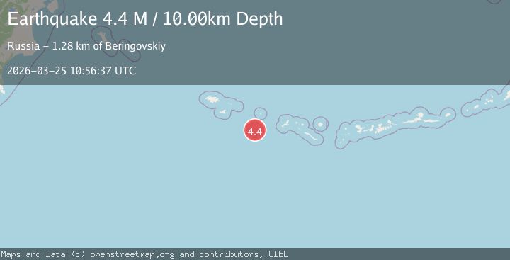 Map of Rat Islands, Aleutian Islands, Alaska