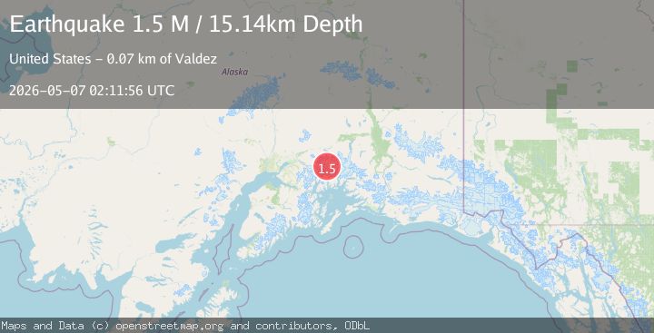 Map of Southern Alaska