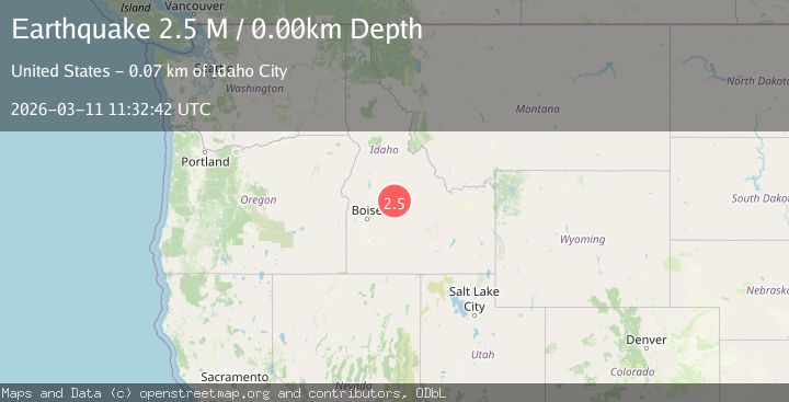 Map of southern Idaho