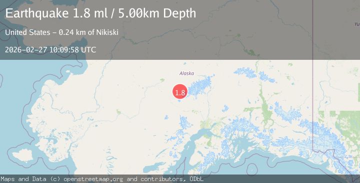 Map of Central Alaska