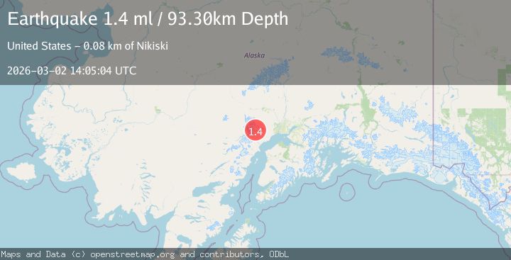 Map of Southern Alaska