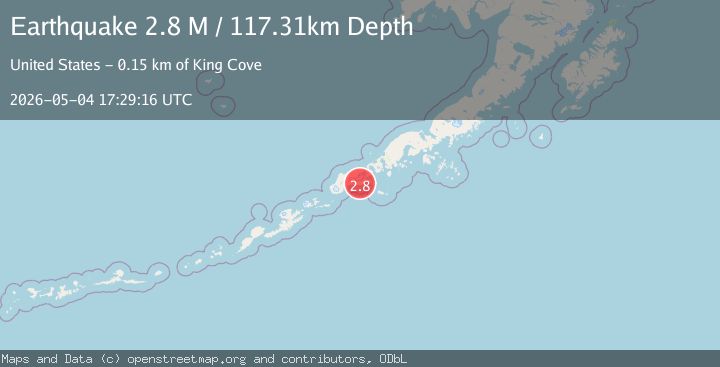 Map of Unimak Island region, Alaska