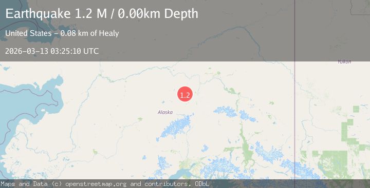Map of Central Alaska