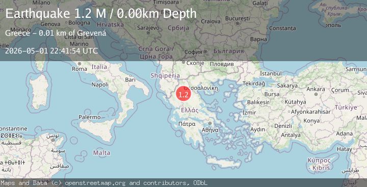 Map of West Macedonia Region, Greece