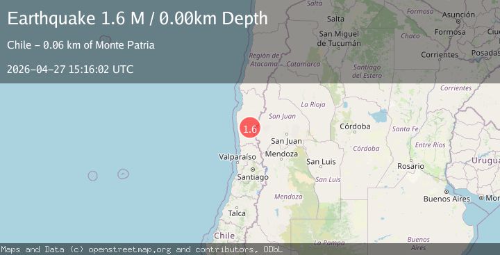 Map of Coquimbo, Chile