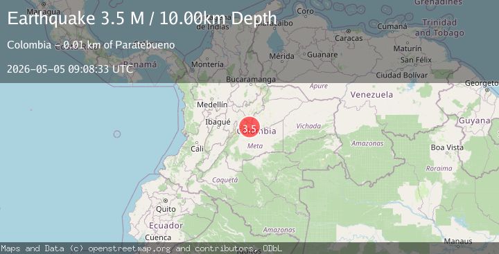 Map of Colombia