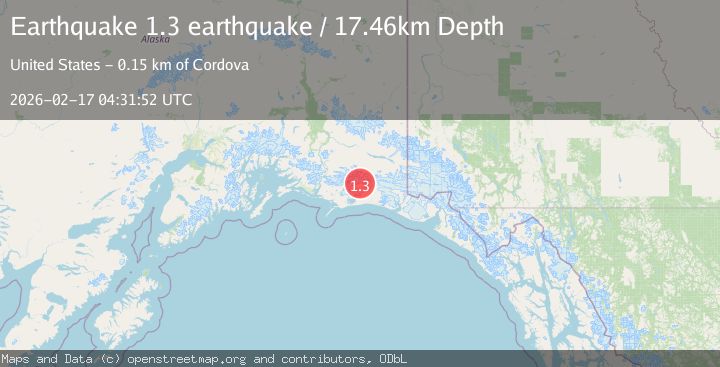 Map of Southern Alaska
