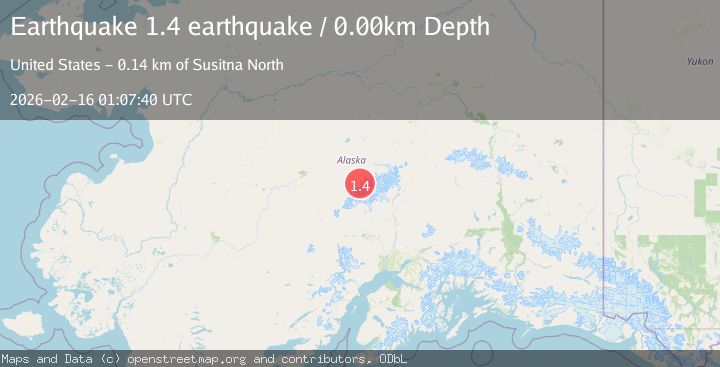 Map of Central Alaska