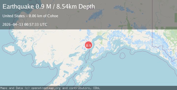 Map of Southern Alaska