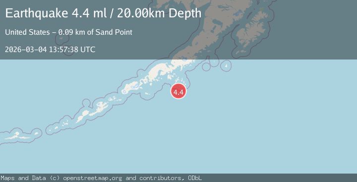 Map of south of Alaska