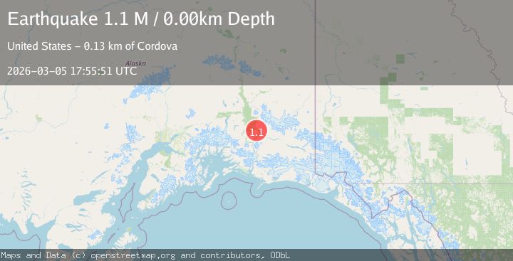 Map of Southern Alaska