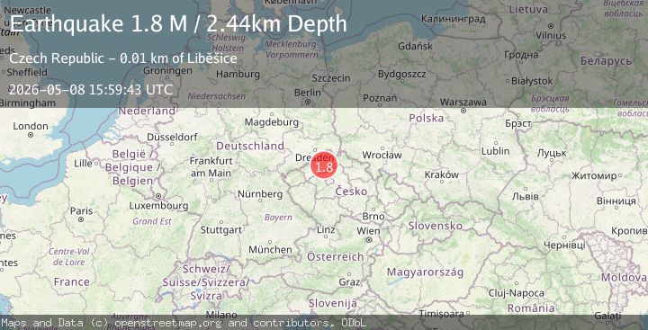 Map of Czech Republic