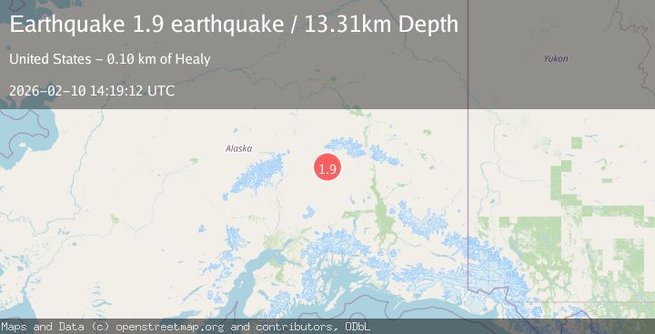 Map of Central Alaska