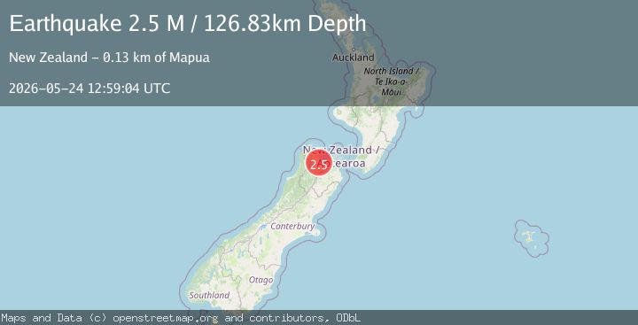 Map of Tasman District, New Zealand