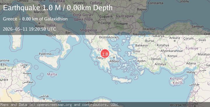 Map of Central Greece