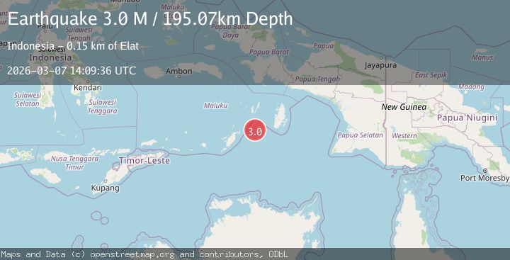 Map of Kepulauan Tanimbar, Indonesia