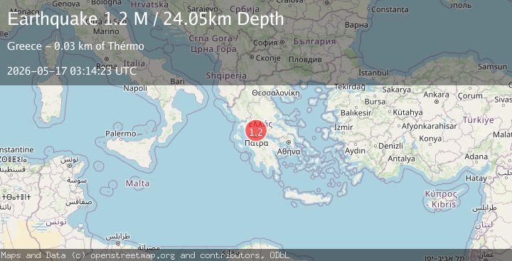 Map of West Greece