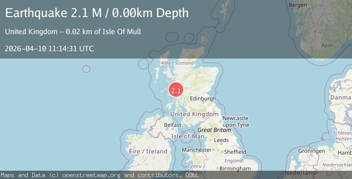 Map of Scotland, United Kingdom