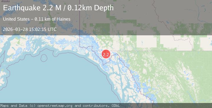 Map of Southeastern Alaska