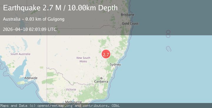 Map of New South Wales, Australia